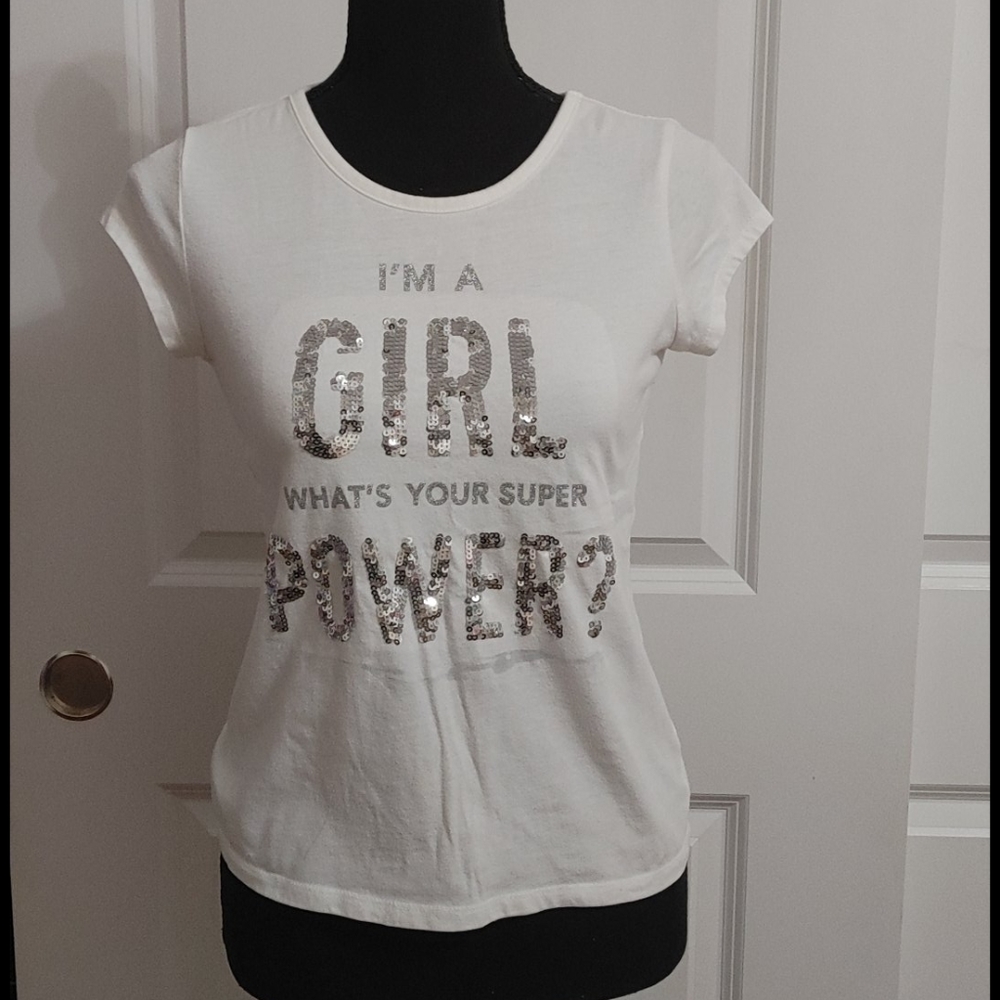Extra Large "Im A Girl What Is Your Superpower" Th